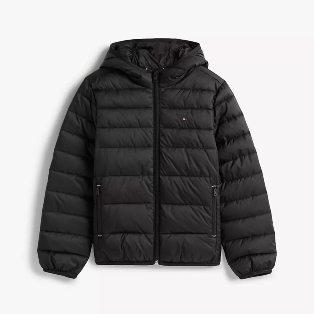 Tommy Hilfiger Black Puffer Coat